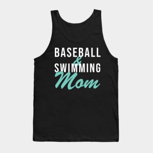 Baseball and Swimming Mom Baseball Mom Swim Tank Top